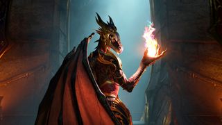 World of Warcraft: Dragonflight Dracthyr character