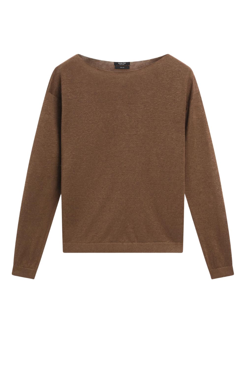 Massimo Dutti, 100% Linen Boat Neck Sweater