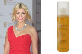 Holly Willoughby and Sanctuary Spa Shower Oil