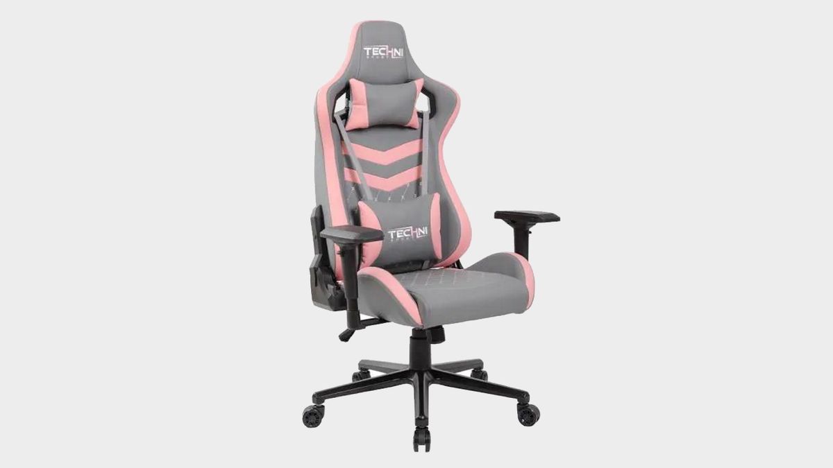 TS-83 Techni-Sport pink gaming chair