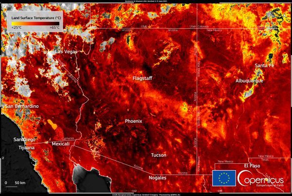 The floor is lava; June 2021 was the hottest June in North American history.