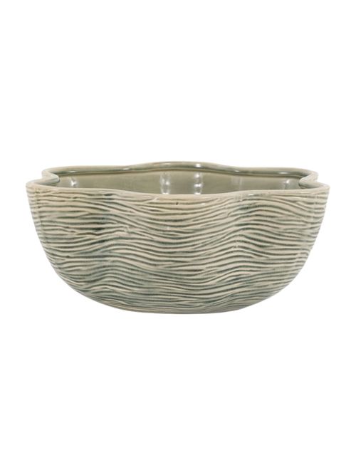 Fennel Green Serving Bowl