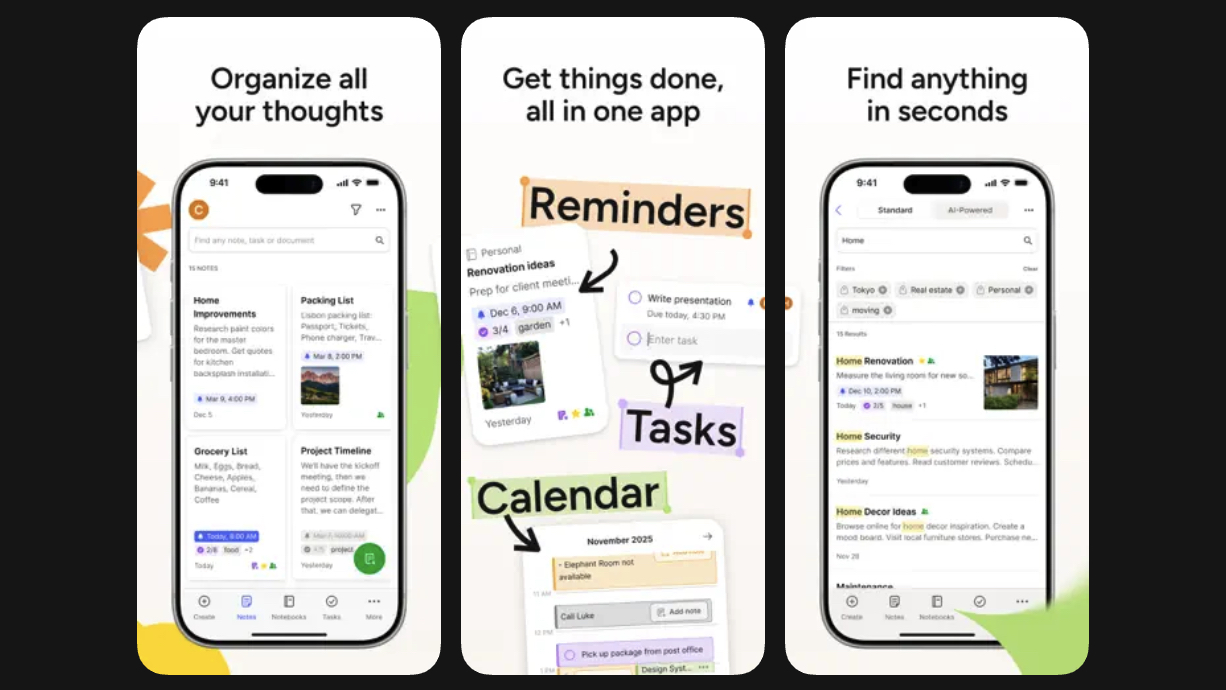 Evernote marketing images