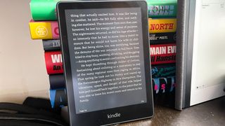 The Kindle Paperwhite 2021 in dark mode