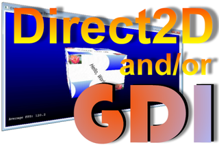 Direct2D or GDI? Or perhaps both?