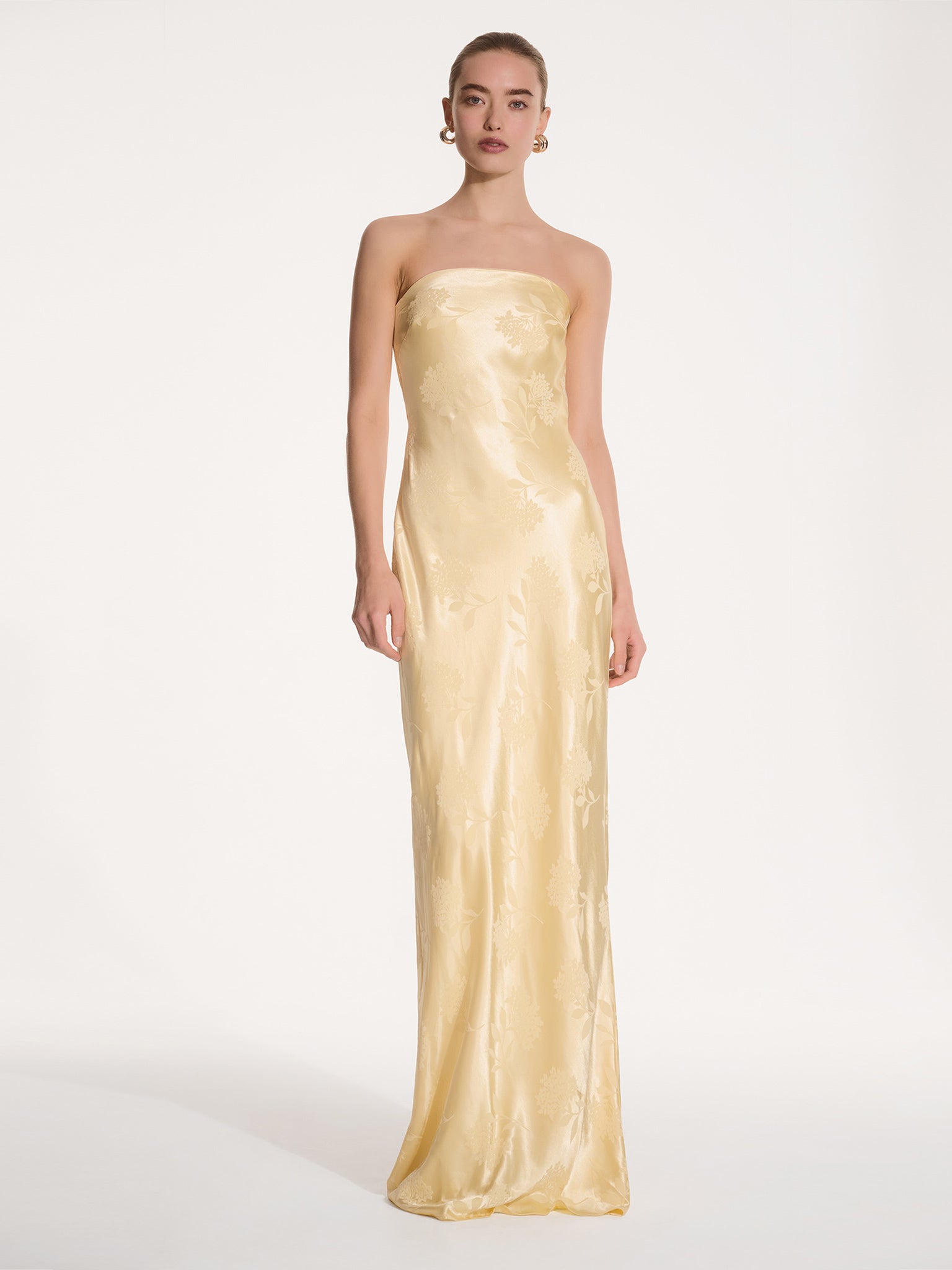 Amdra Maxi Dress in Vintage Yellow - 4