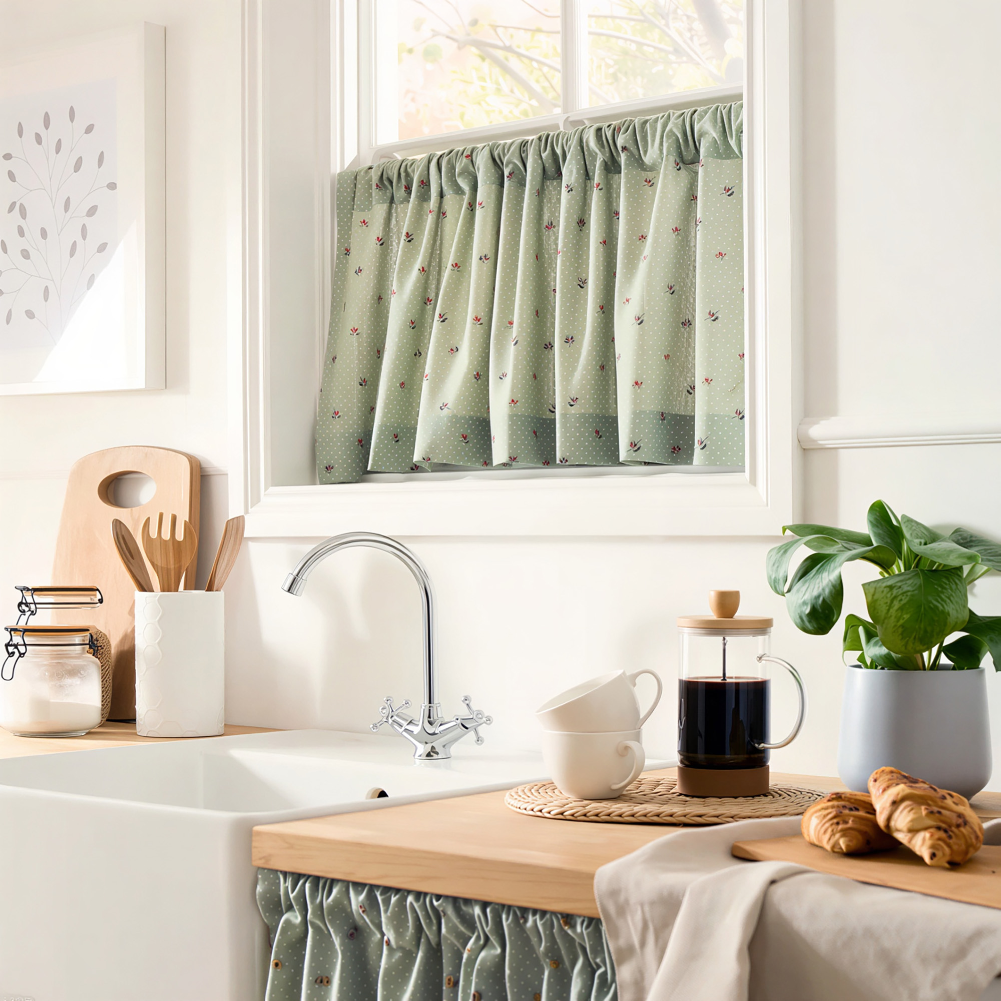 Dunelm bee cafe curtain