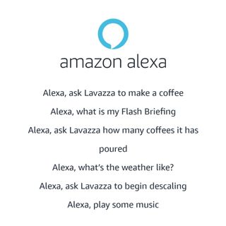 Screenshot of commands for Alexa