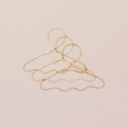 Wavy rattan hangers