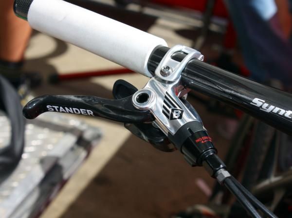 SRAM provided its top-level BlackBox athletes with these special XX brakesets.