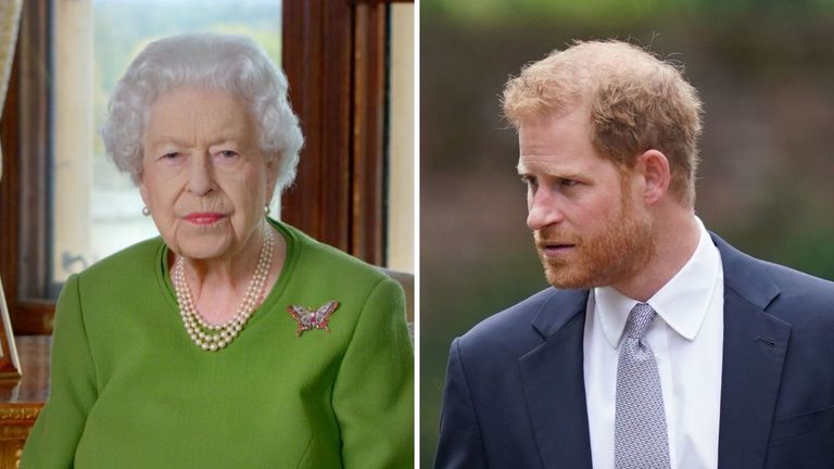 Prince Harry 'snubbed' by Queen in COP26 speech