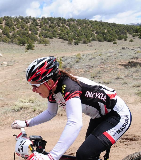 Krista Park (Cannondale/Incycle) taking third place.