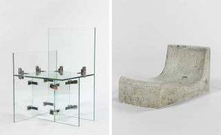 Left, chair by Jorge Penades. Right, chair by David Weeks