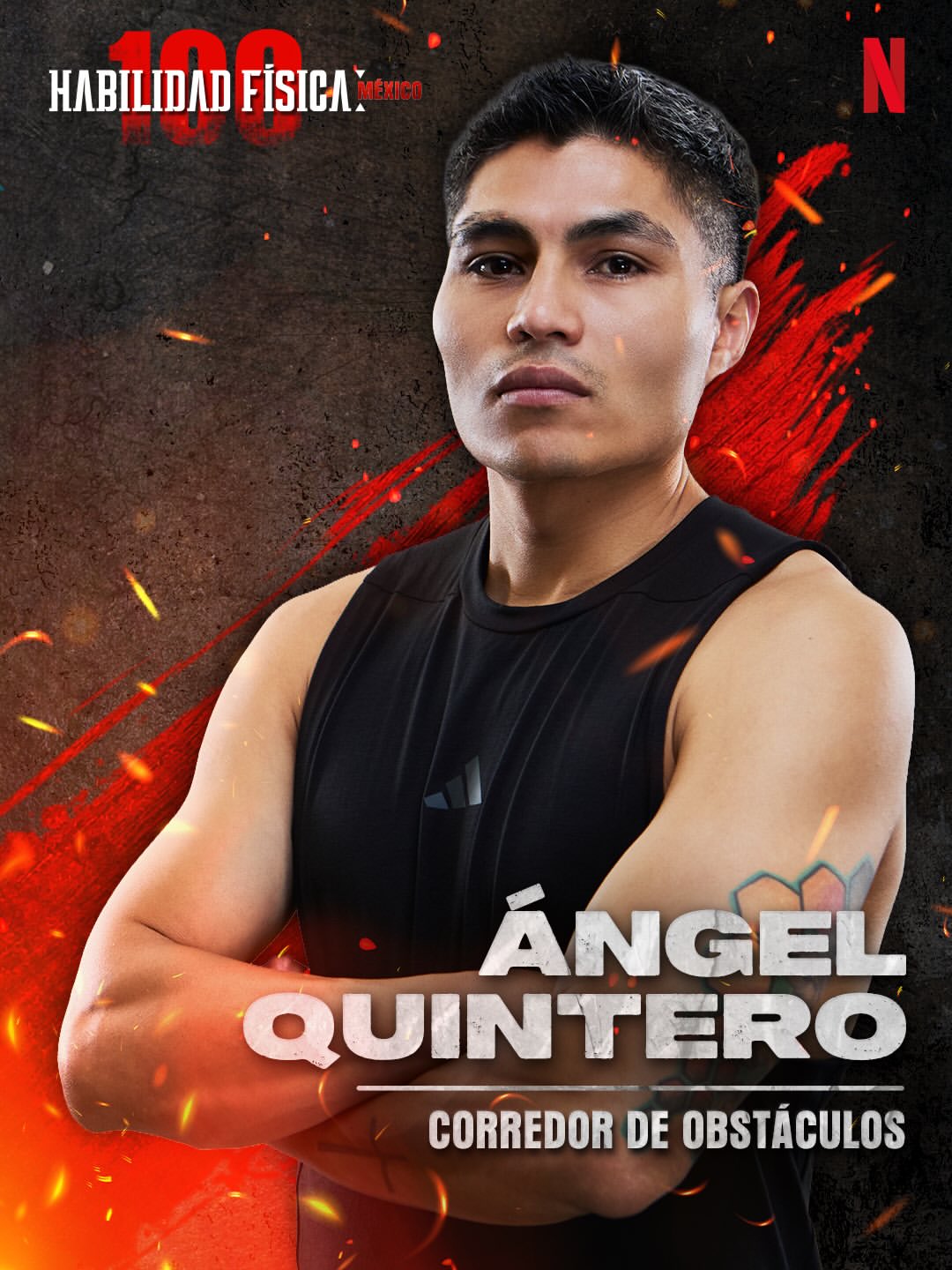 Contestant Angel Quintero of Netflix's 'Physical 100: Mexico'
