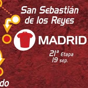 2010 Vuelta a España stage 21 map