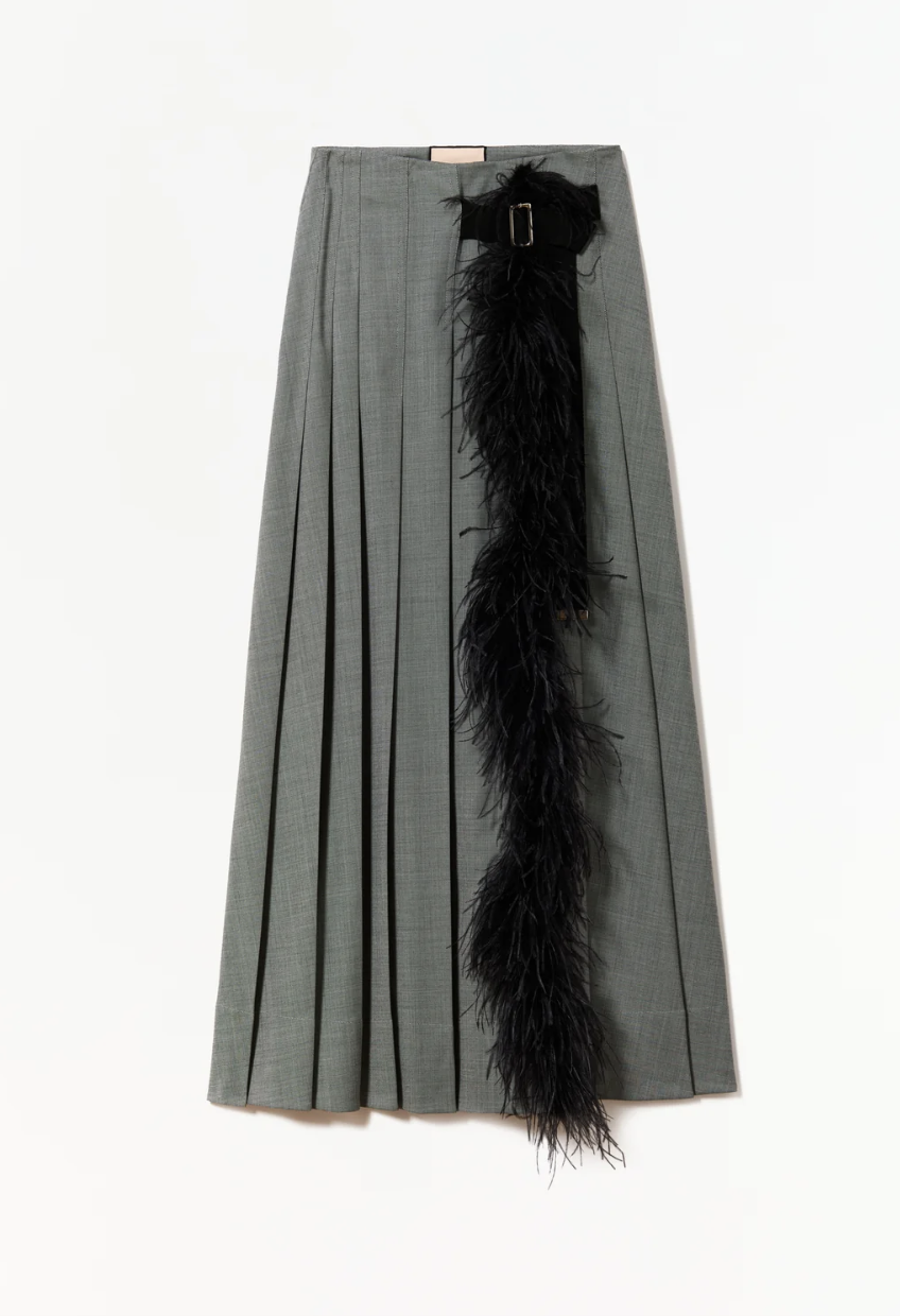 Plan C Embellished Skirt