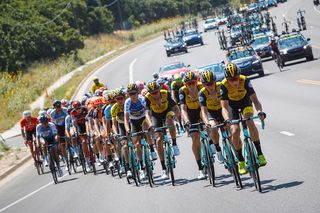 LottoNL - Jumbo controlling the race on stage 3 of the 2018 Tour of Utah