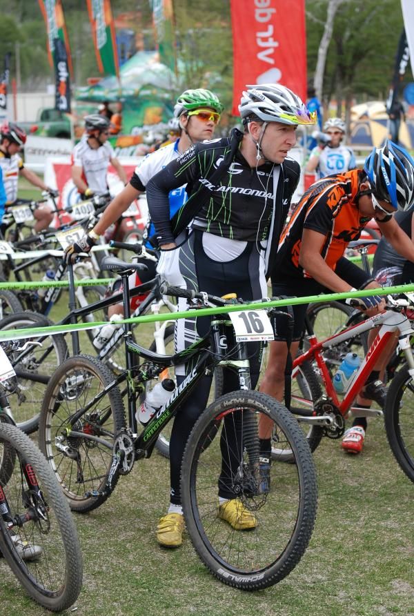 Jeremiah Bishop (Cannondale) on the start line.