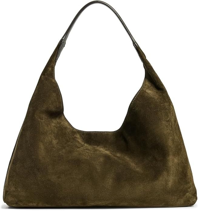 Madewell, Madewell Women's the Mylie Shoulder Bag in Italian Leather, Loden, Green, One Size