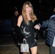 Taylor Swift party dress designer clio peppiatt