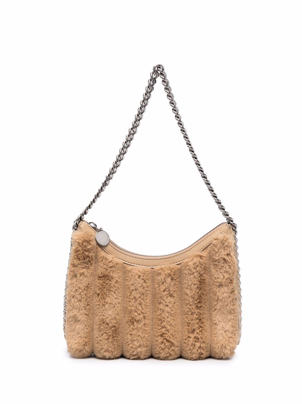 Falabella faux-fur zip shoulder bag