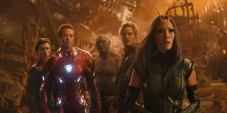 Avengers: Infinity War characters on Titan
