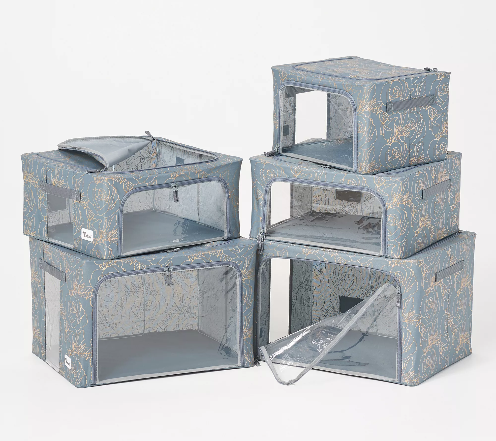 Periea Set of 5 Collapsible Storage Box Collection