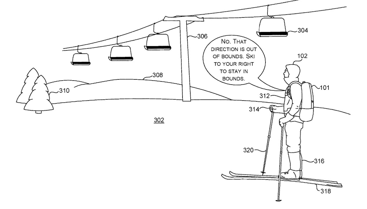 Microsoft patent for AI backpack