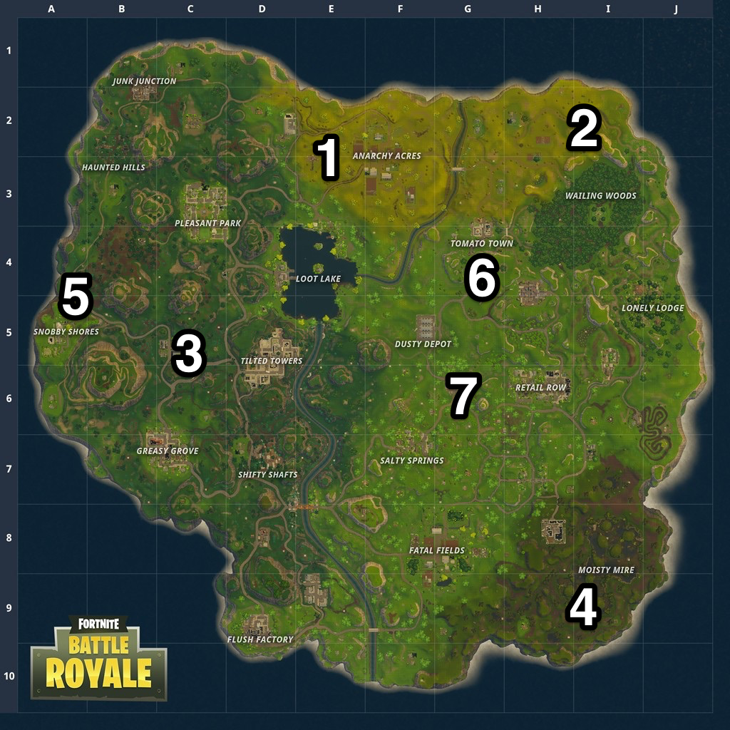 Perfect Drop The 7 Best Landing Spots in Fortnite: Battle Royale | Tom's Guide