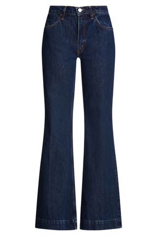 Re/Done 70s Mid-Rise Flared Jeans