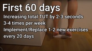 guy trained his calves for 100 consecutive days