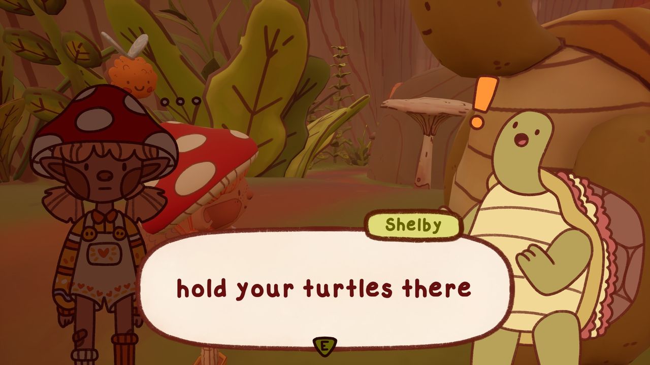 Image of mushroom post worker from platformer mail time