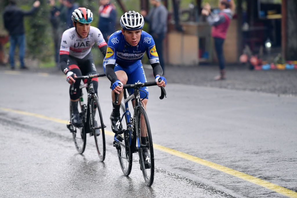 Remco Evenepoel on the move