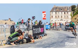 Photographers shooting during the Tour de France 2013. Photo by Razvan