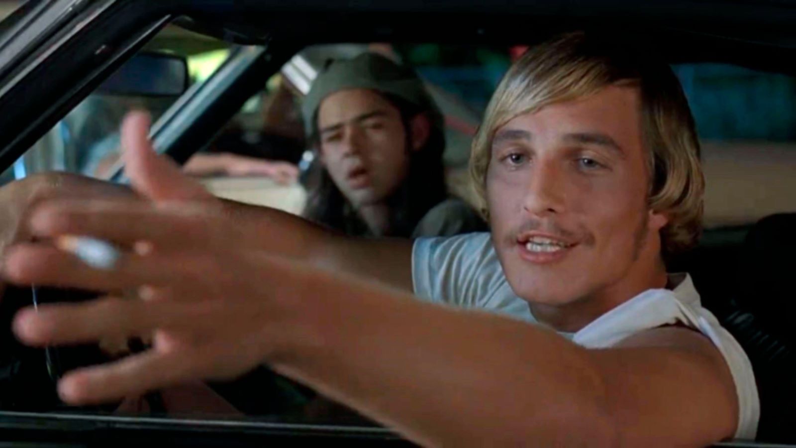 Rory Cochran and Matthew McConaughey in Dazed and Confused