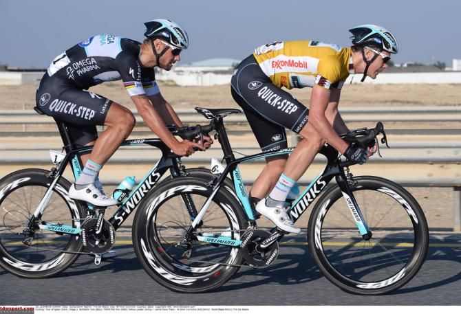 Niki Terpstra and Tom Boonen both made it into the lead group