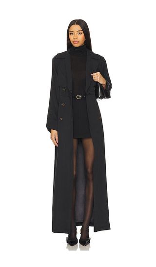 Victoria Detachable Floor Length Trench