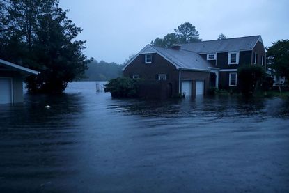 Flooding in River Bend, North Carolina.