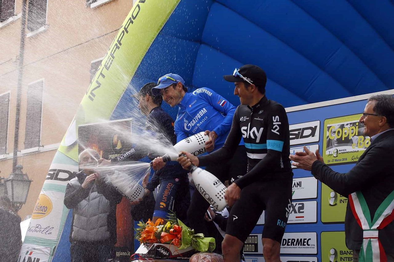 The podium on stage 2