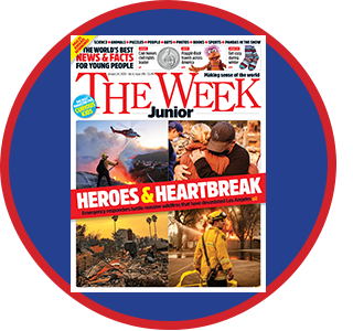 The Week Junior "Heroes & Heartbreak" magazine cover