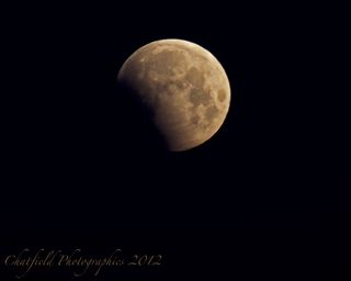 Partial Lunar Eclipse Seen from Saskatoon, SK