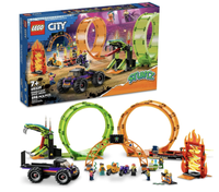 Lego City Stuntz Double Loop Stunt Arena