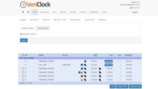 VeriClock employee monitoring software