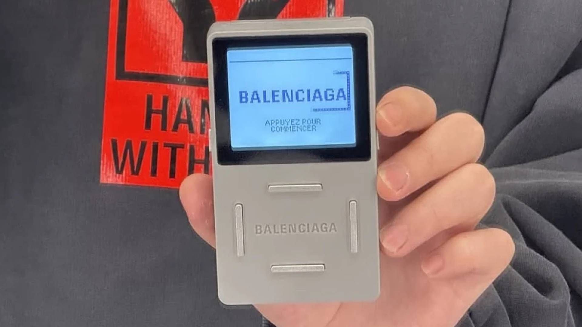 I can't believe Balenciaga managed to mess up making a Game Boy
