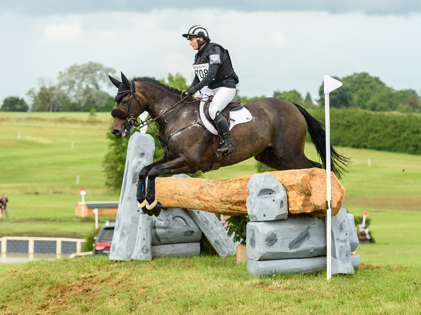 Cooley Lands will retire: he is pictured competing with owner Kate Walls at Keysoe in 2021
