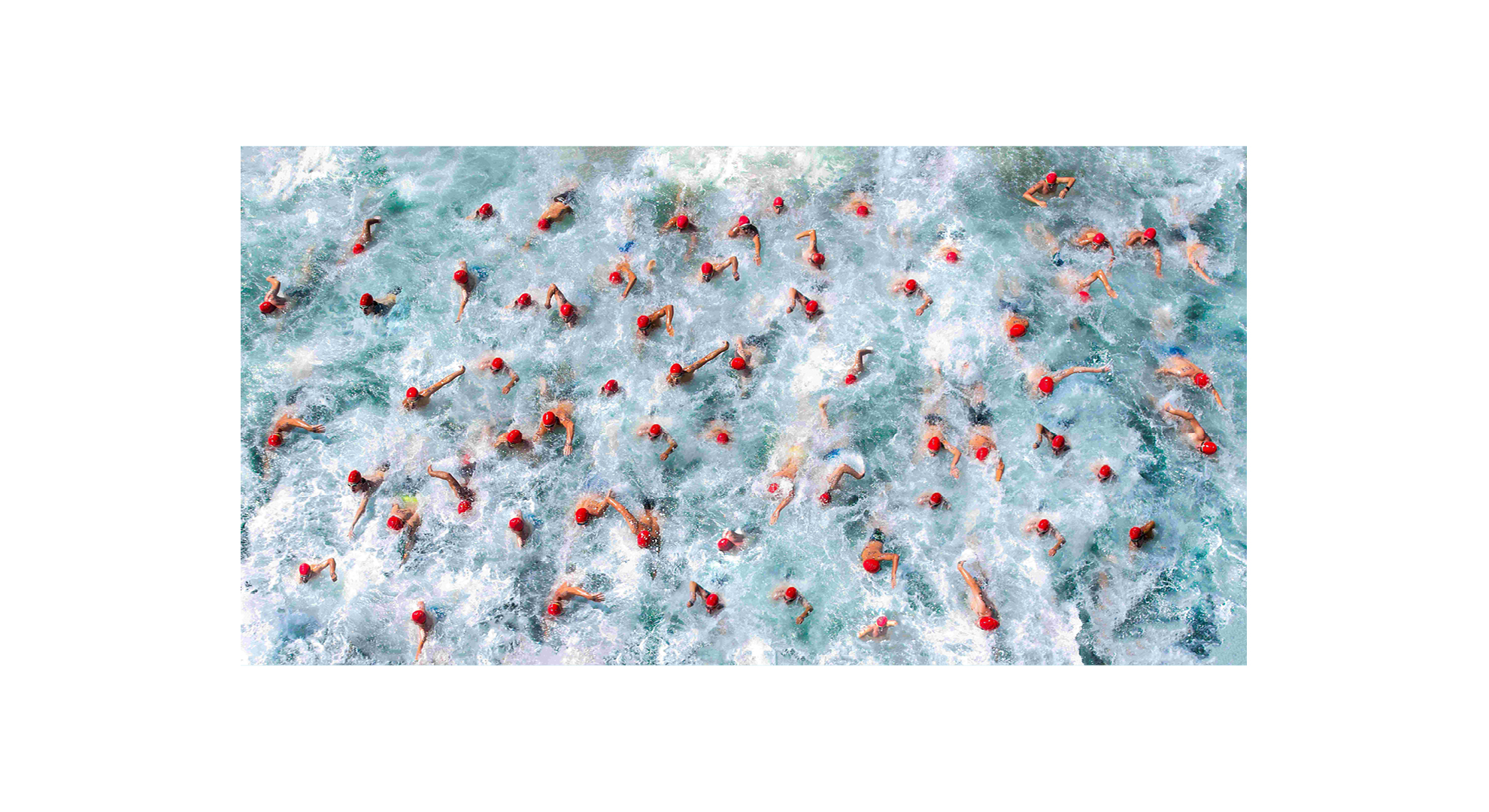 Photograph titled ‘Swimming Race’ by Hüseyin Karahan, runner-up in the 5th ViewSonic ColourPro Awards Photography category