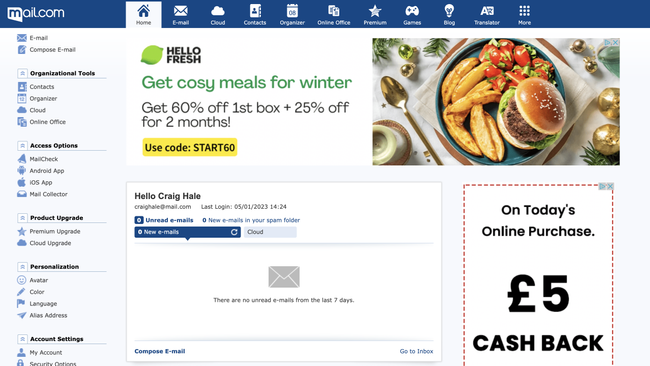 mail.com review | TechRadar