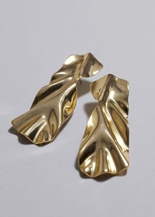 Sculptural Draped Earrings