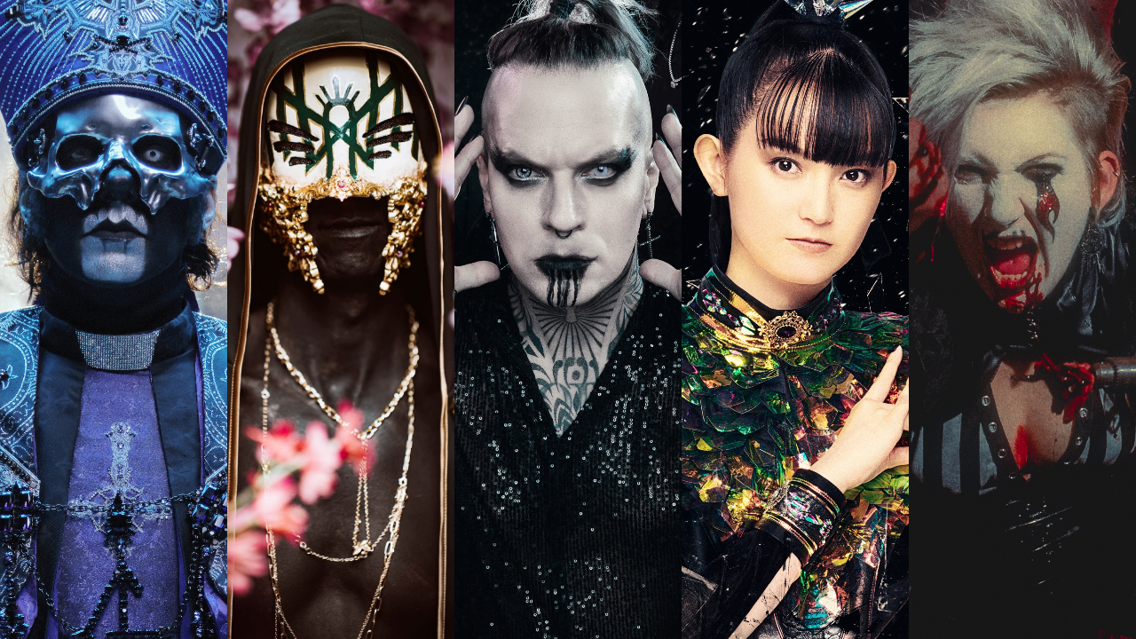 Ghost/Sleep Token/Lord Of The Lost/Babymetal/Ward XVI