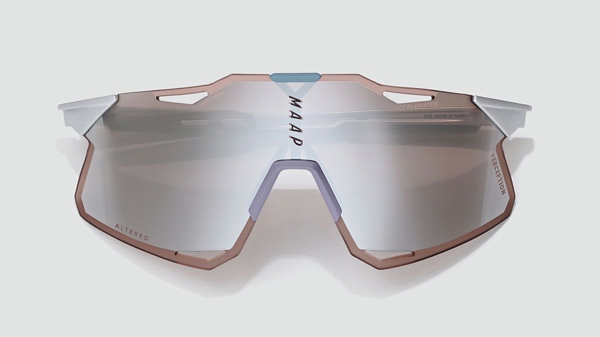 MAAP x 100% Hypercraft sunglasses in silver